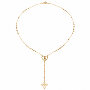 Virgin Mary rosary catholic prayer beads necklace